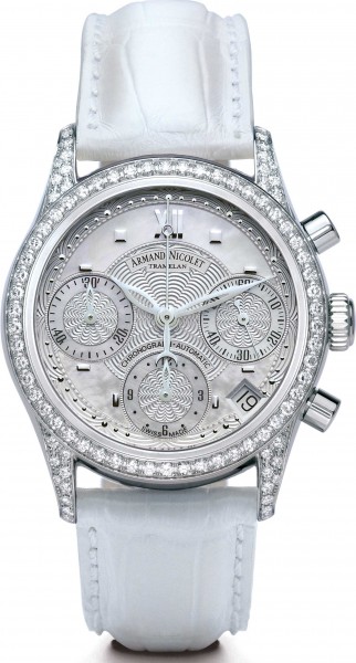 Armand Nicolet M03 Automatic Chronograph with Diamonds 9154L-AN-P915BC8