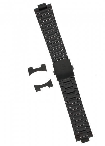 Claude Bernard Watch Band Stainless Steel PVD 22mm with Folding Clasp