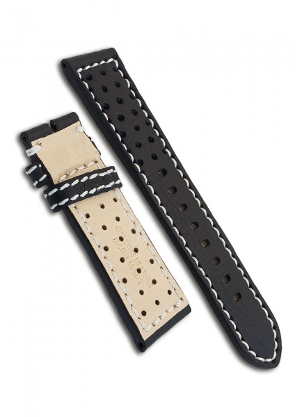 Armand Nicolet Watchband Leather Black 24mm/22mm